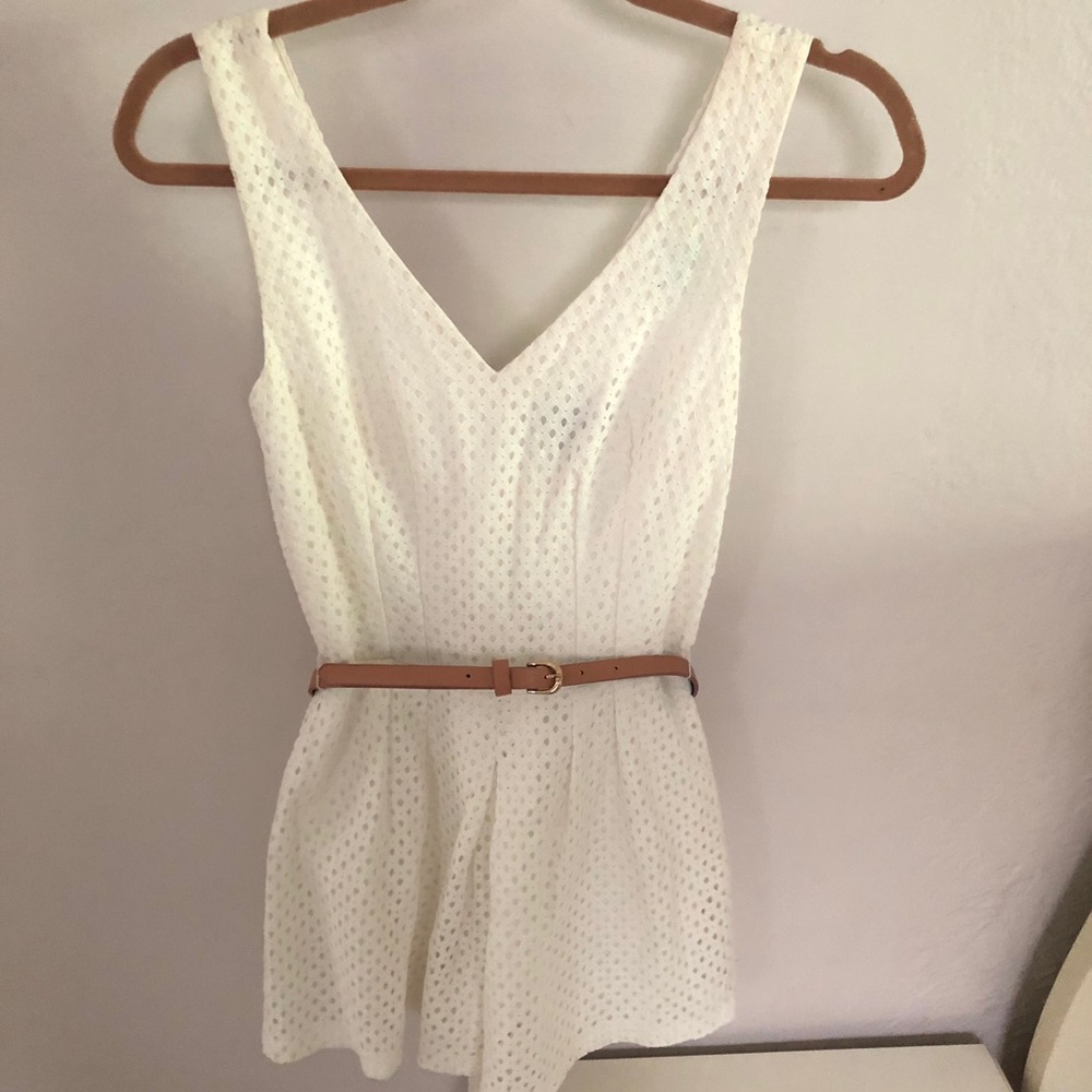 City Triangles Size 1 White Romper